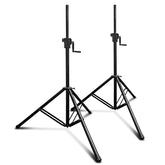 AxcessAbles Heavy-Duty Crank-up DJ Stands with Carry Bag | 175LB Load Capacity per Stand | Crank Up Light Stands | Crank Up DJ Speaker Tripod Stands | Stage Lighting Stands (Crank Stand -2 Pack) - Open Box